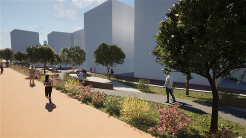 Park 24, a settembre l’avvio dei lavori per il completamento delle aree esterne: "Al posto di un’incompiuta, nascerà un parco urbano con giochi, aree per rilassarsi e il ricollegamento della ciclabile"