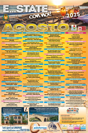 Calendario eventi: agosto 2025