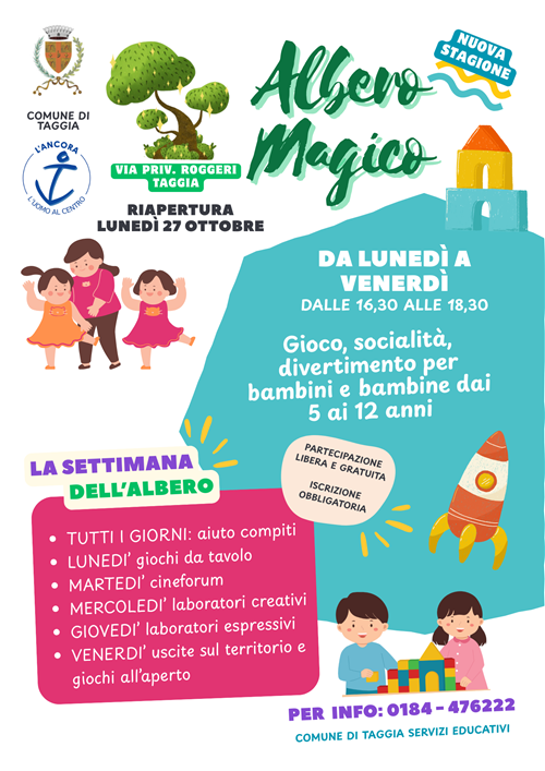 Riapre il centro ricreativo Albero Magico